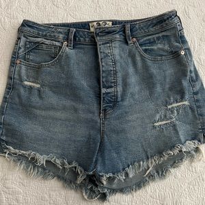 We The Free CRVY Vintage High Rise Shorts 32